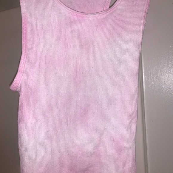 Tie Dye crop top (pink) - Picture 3 of 3